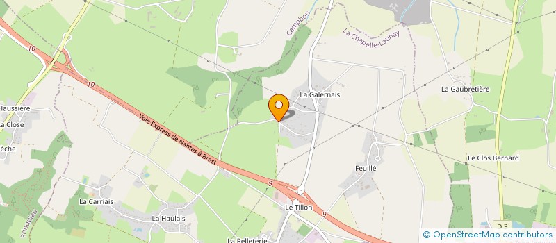 localisation de l'entreprise MADAME ROMANE BOUAT  LA CHAPELLE-LAUNAY