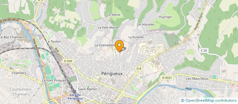 localisation de l'entreprise MADAME ROMANE BOUILLET à PERIGUEUX