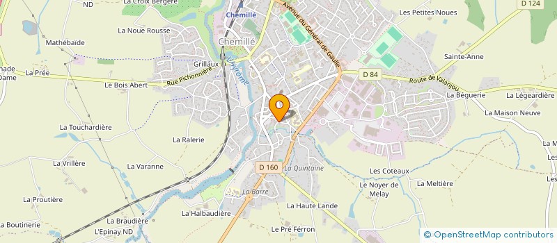 localisation de l'entreprise MADAME ROMANE BOUILLO  CHEMILLE-EN-ANJOU