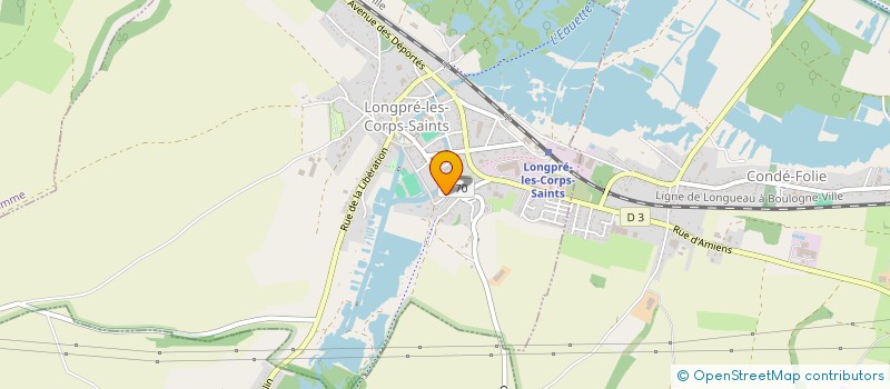 localisation de l'entreprise MADAME ROMANE BOULARD  LONGPRE-LES-CORPS-SAINTS