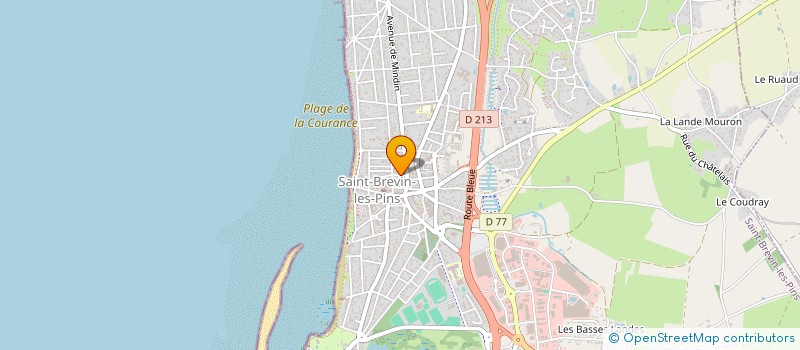 localisation de l'entreprise MADAME ROMANE BOUREAU à SAINT-BREVIN-LES-PINS