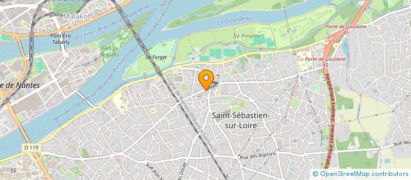 localisation de l'entreprise MADAME ROMANE BOUREAU  SAINT-SEBASTIEN-SUR-LOIRE