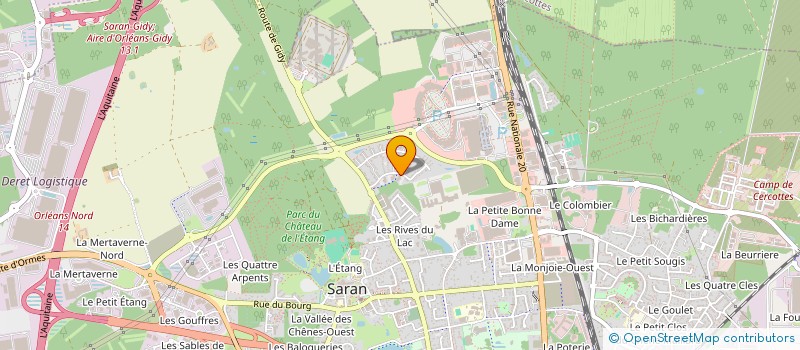 localisation de l'entreprise MADAME ROMANE BOURGEOIS  ORLEANS