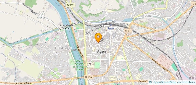 localisation de l'entreprise MADAME ROMANE BOUSSAHA  SADIRAC