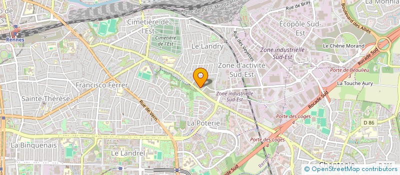 localisation de l'entreprise MADAME ROMANE BOUVEROT  RENNES