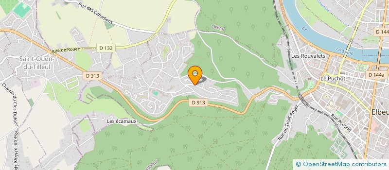 localisation de l'entreprise MADAME ROMANE BUREL  ELBEUF