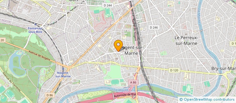 localisation de l'entreprise MADAME ROMANE CARRASCO  NOGENT-SUR-MARNE