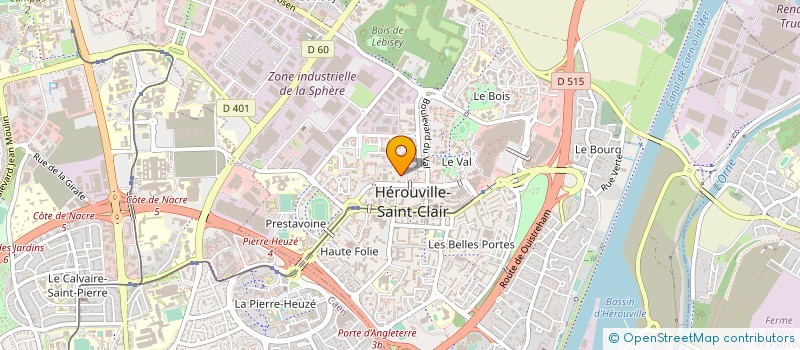 localisation de l'entreprise MADAME ROMANE CARRON  HEROUVILLE-SAINT-CLAIR