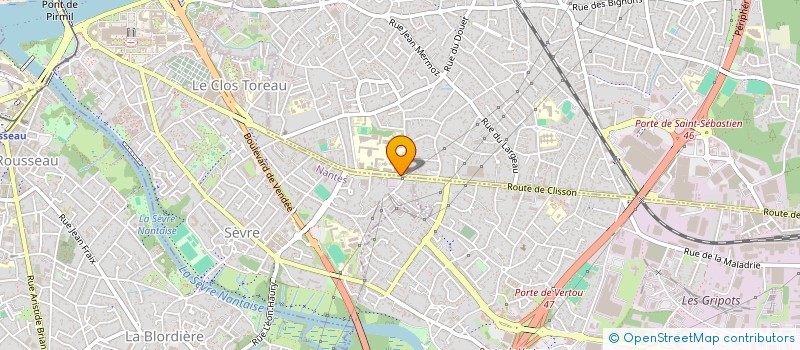 localisation de l'entreprise MADAME ROMANE CASTELLO à SAINT-SEBASTIEN-SUR-LOIRE