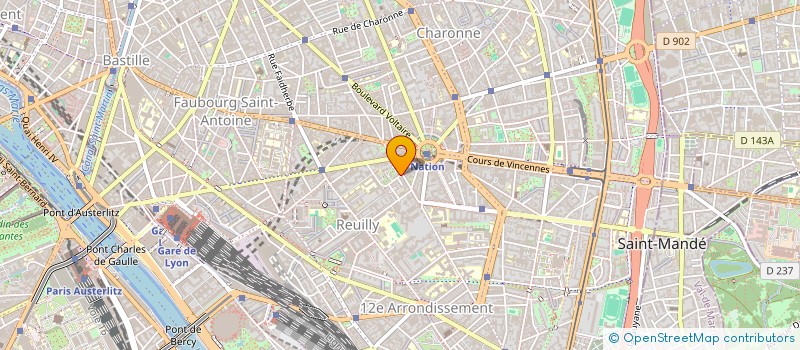 localisation de l'entreprise MADAME ROMANE CAVADINI  PARIS