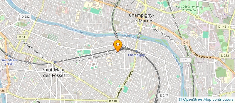 localisation de l'entreprise MADAME ROMANE CHAPELOT  PONTOISE