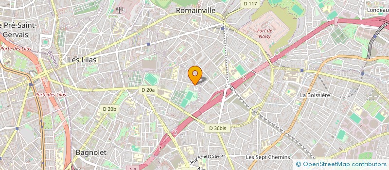 localisation de l'entreprise MADAME ROMANE CHARPENTIER à BAGNOLET