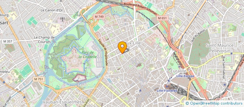 localisation de l'entreprise MADAME ROMANE CHEMIN à LILLE