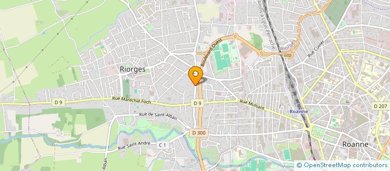 localisation de l'entreprise MADAME ROMANE CHEVALIER à RIORGES