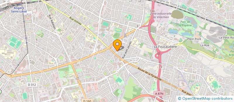 localisation de l'entreprise MADAME ROMANE CHRETIEN  ANGERS