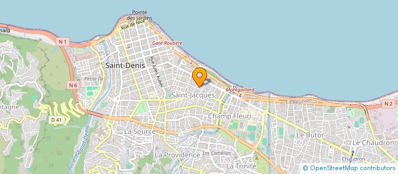 localisation de l'entreprise MADAME ROMANE CROSIGNANI à SAINT-DENIS