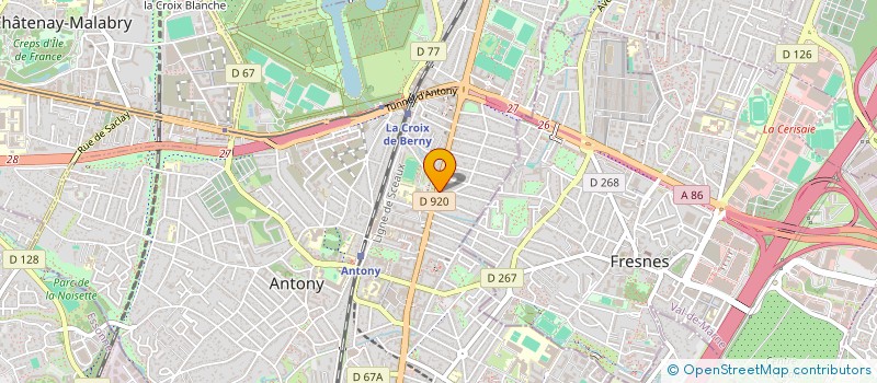 localisation de l'entreprise MADAME ROMANE DE MARTIN DE VIVIES à ANTONY