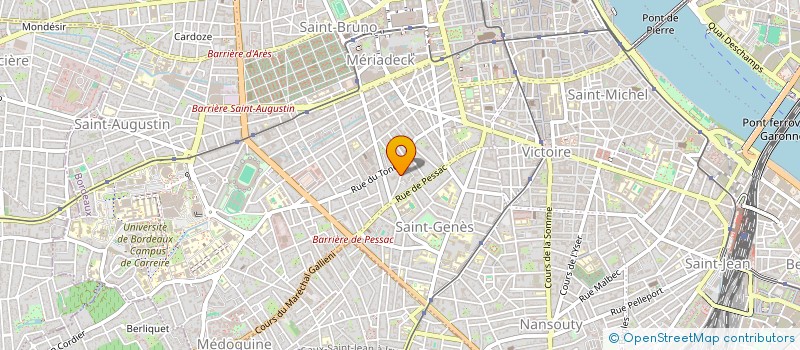 localisation de l'entreprise MADAME ROMANE DE STABENRATH  BORDEAUX