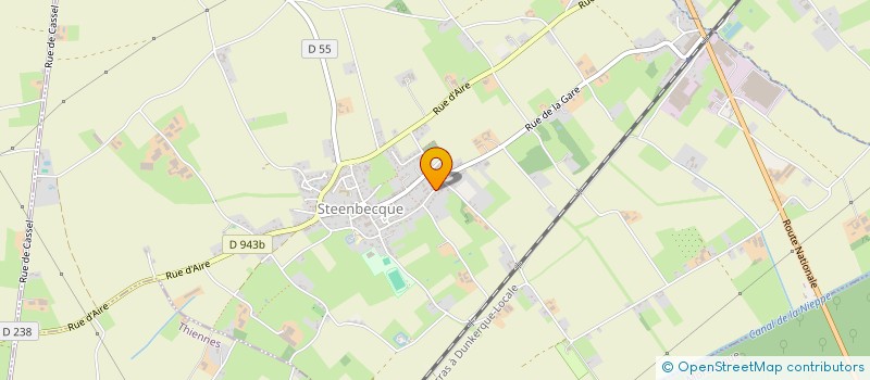 localisation de l'entreprise MADAME ROMANE DELMULLE  STEENBECQUE