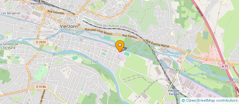 localisation de l'entreprise MADAME ROMANE DELPORT  VIERZON