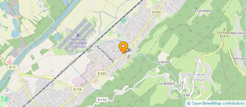 localisation de l'entreprise MADAME ROMANE DELSAUT  LE VERSOUD