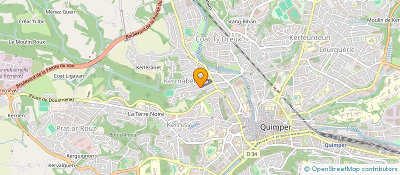 localisation de l'entreprise MADAME ROMANE DEVELAY à QUIMPER