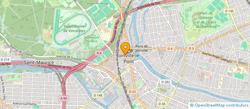 localisation de l'entreprise MADAME ROMANE DJENIDI  JOINVILLE-LE-PONT