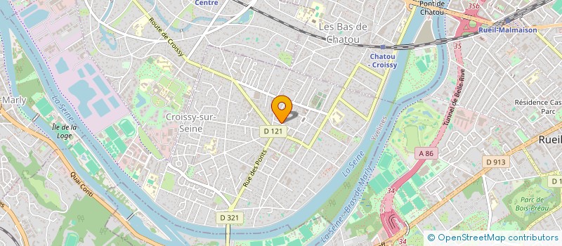 localisation de l'entreprise MADAME ROMANE DUBUCHE  CROISSY-SUR-SEINE