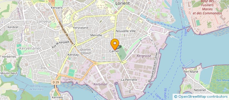 localisation de l'entreprise MADAME ROMANE ELLIOTT à LORIENT