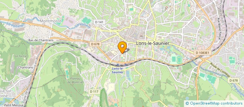 localisation de l'entreprise MADAME ROMANE ELOY  LONS-LE-SAUNIER