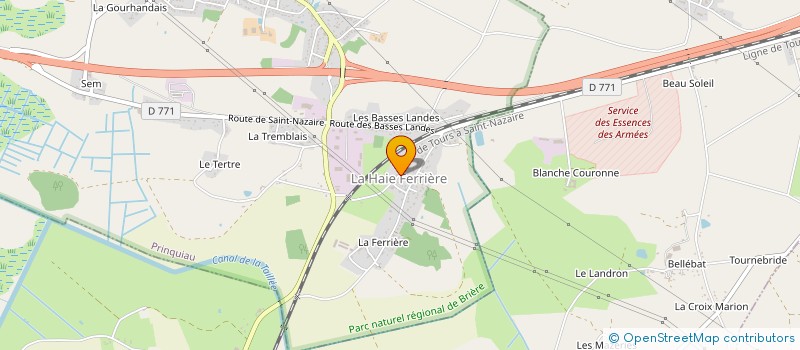 localisation de l'entreprise MADAME ROMANE FAVREAU  PRINQUIAU