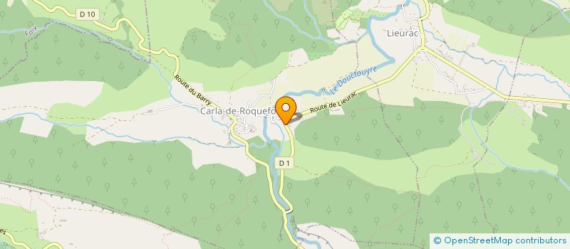 localisation de l'entreprise MADAME ROMANE FEVRE à CARLA-DE-ROQUEFORT
