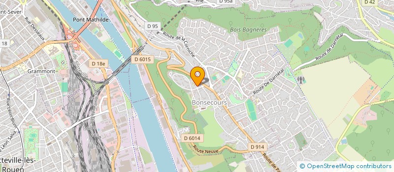 localisation de l'entreprise MADAME ROMANE FLAHAUT  BONSECOURS