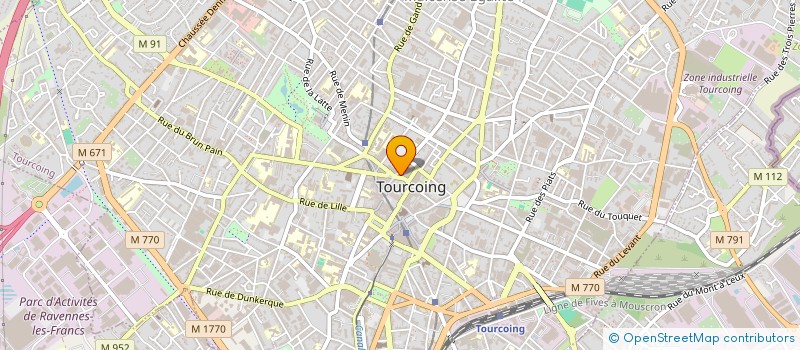 localisation de l'entreprise MADAME ROMANE FONTAINE  TOURCOING