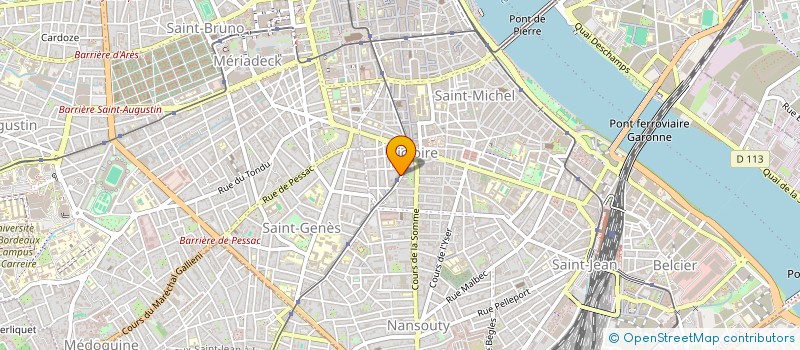 localisation de l'entreprise MADAME ROMANE FOUBERT  BORDEAUX