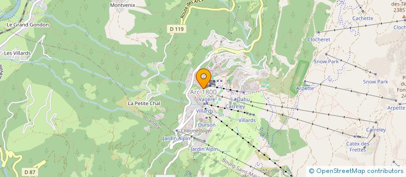 localisation de l'entreprise MADAME ROMANE FOUQUES  BOURG-SAINT-MAURICE