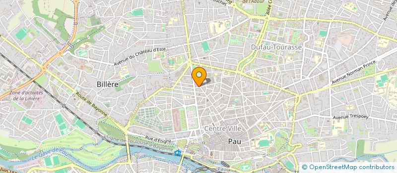 localisation de l'entreprise MADAME ROMANE FRANCOU à PAU