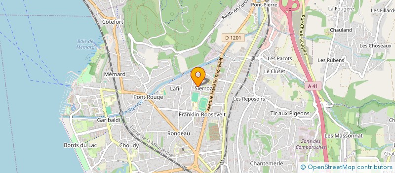 localisation de l'entreprise MADAME ROMANE GALLAY  AIX-LES-BAINS