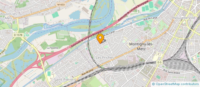 localisation de l'entreprise MADAME ROMANE GAMBIER à MONTIGNY LES METZ