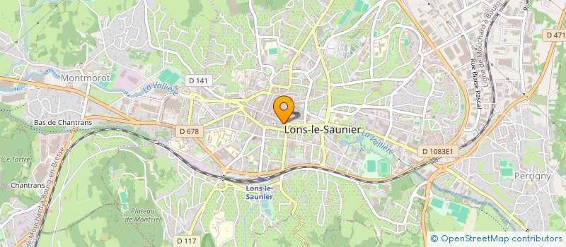 localisation de l'entreprise MADAME ROMANE GARCIA  LONS-LE-SAUNIER