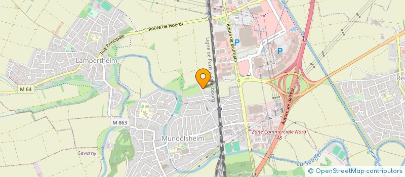 localisation de l'entreprise MADAME ROMANE GASULLA  LAMPERTHEIM