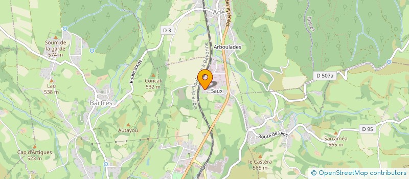 localisation de l'entreprise MADAME ROMANE GELIS à SAINT-GIRONS