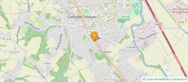 localisation de l'entreprise MADAME ROMANE GOBERT à CASTANET-TOLOSAN