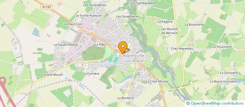 localisation de l'entreprise MADAME ROMANE GOHAUD  AIGREFEUILLE-SUR-MAINE