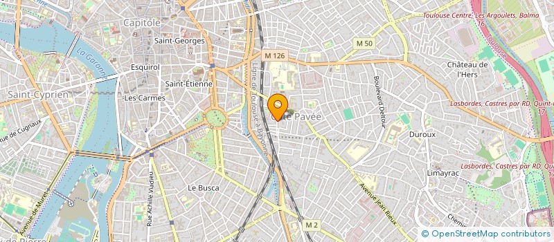 localisation de l'entreprise MADAME ROMANE GONNET  TOULOUSE