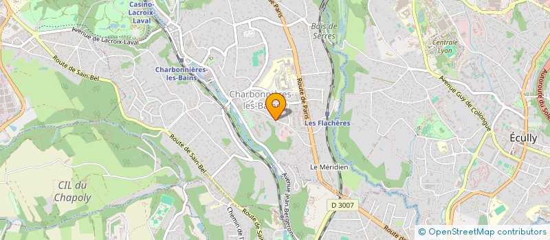 localisation de l'entreprise MADAME ROMANE GONTIER  CHARBONNIERES-LES-BAINS