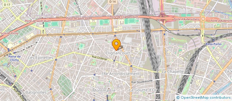 localisation de l'entreprise MADAME ROMANE GOSSE  PARIS