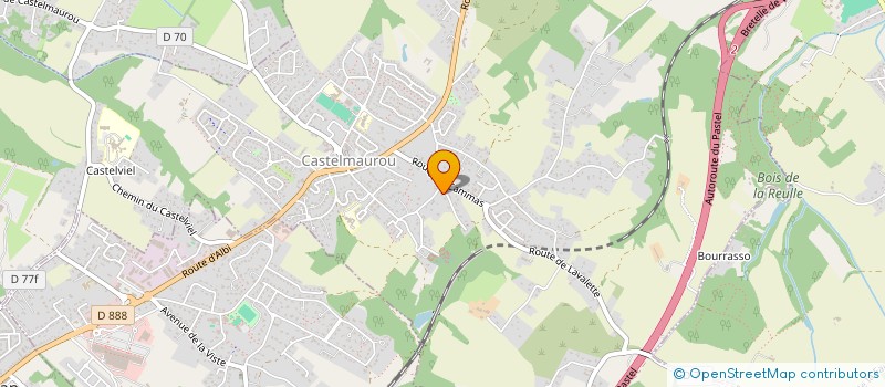 localisation de l'entreprise MADAME ROMANE GRACIA  CASTELMAUROU