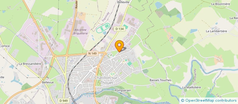 localisation de l'entreprise MADAME ROMANE GUITTARD  CHATILLON-SUR-THOUET