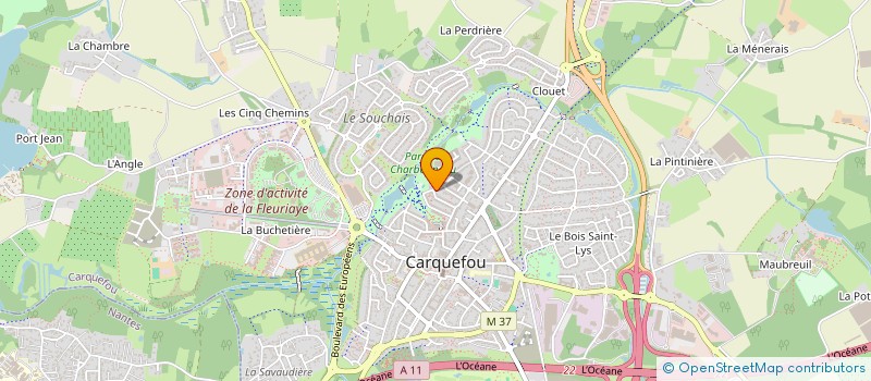 localisation de l'entreprise MADAME ROMANE GUYOT à CARQUEFOU